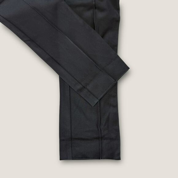 Everlane Crop Ponte Stretch Leggings Pants Mid Rise Women Size 2 Black Side Zip - Picture 8 of 12